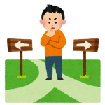 迷う