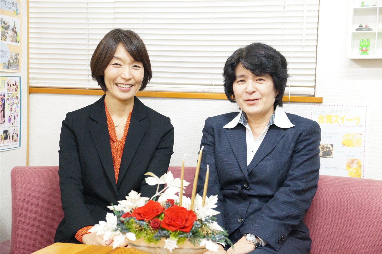 講師の原と塾長の金丸