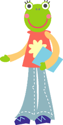 庚壬塾の正式キャラクター ケロ子