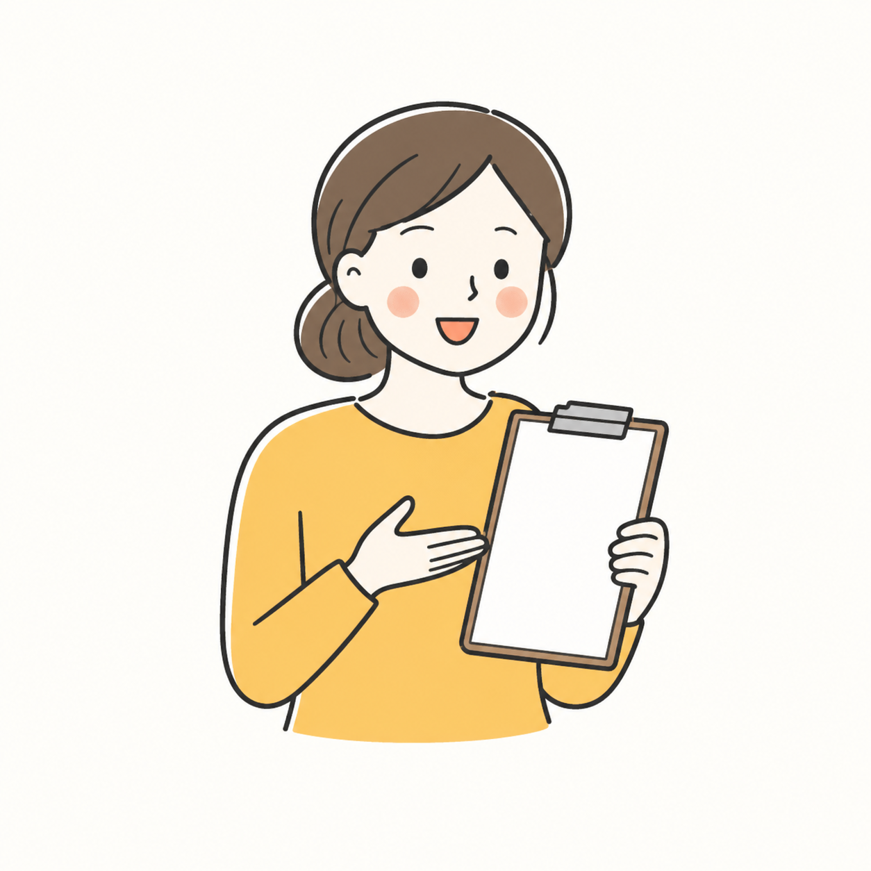 学ぶ内容と通い方をご提案する様子